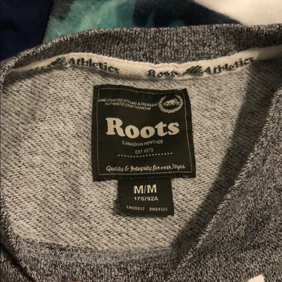 Roots classic salt & pepper crew neck - Picture 5 of 5
